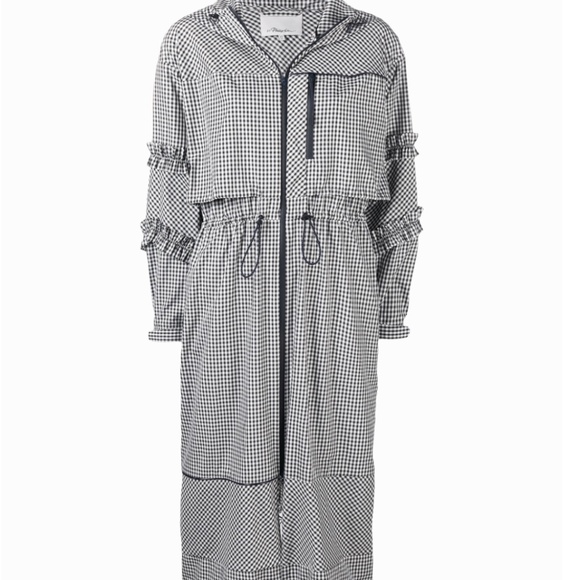 🔥3.1 Phillip Lim Hooded Ruffle Gingham Parka🔥 - Picture 2 of 8